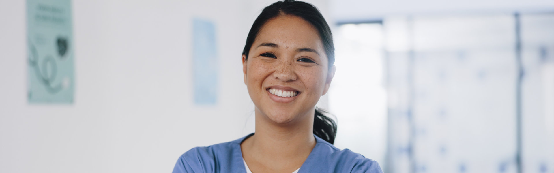 woman smiling